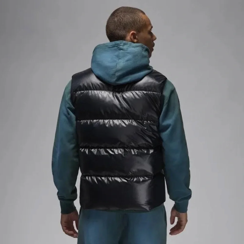 NWT Nike Therma Fit Air Jordan Flight Down Puffer Vest Black Mens FV7273-010‎